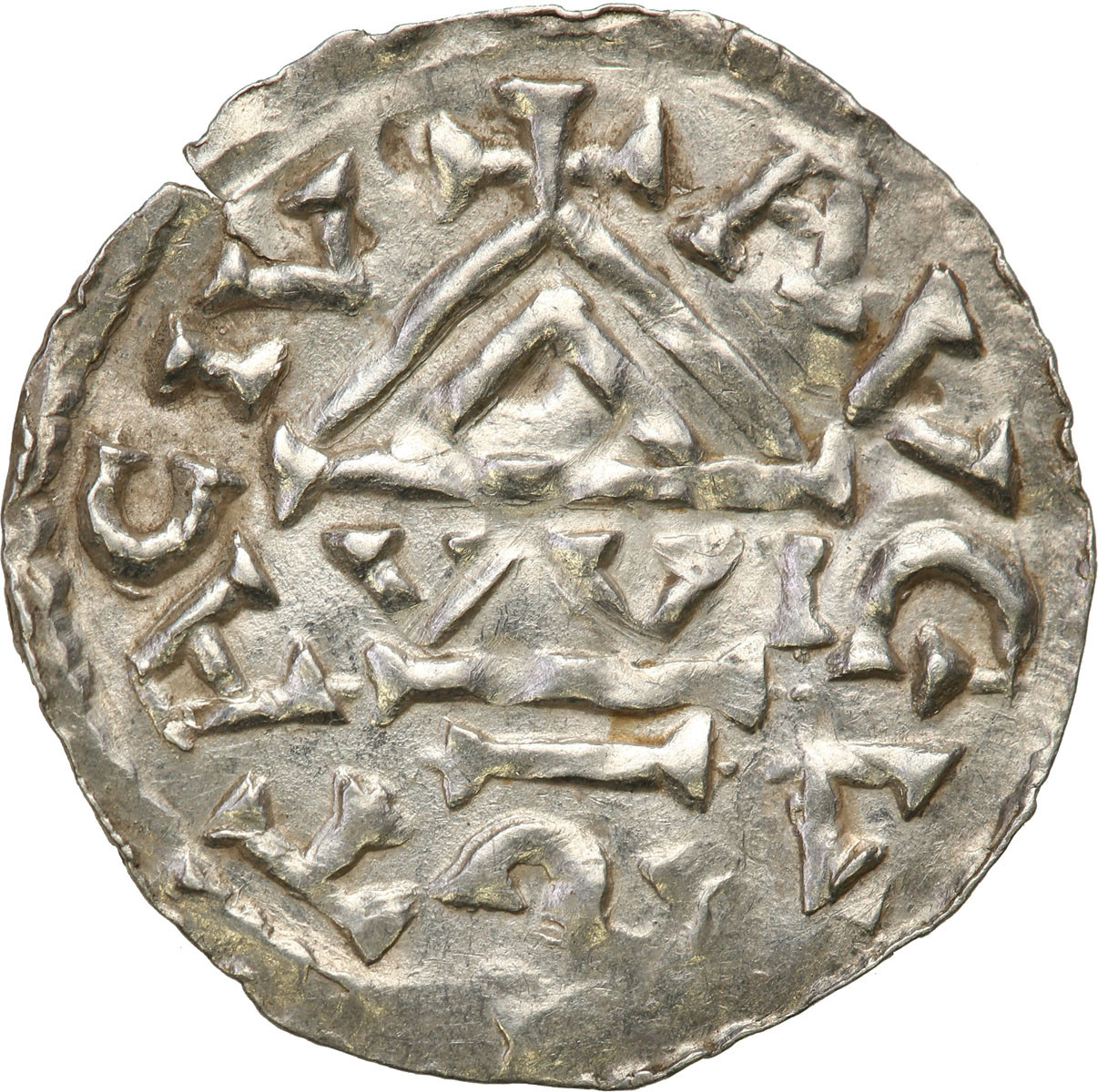 Niemcy, Bawaria, Ratyzbona, Henryk IV (995-1002). Denar, Ratyzbona